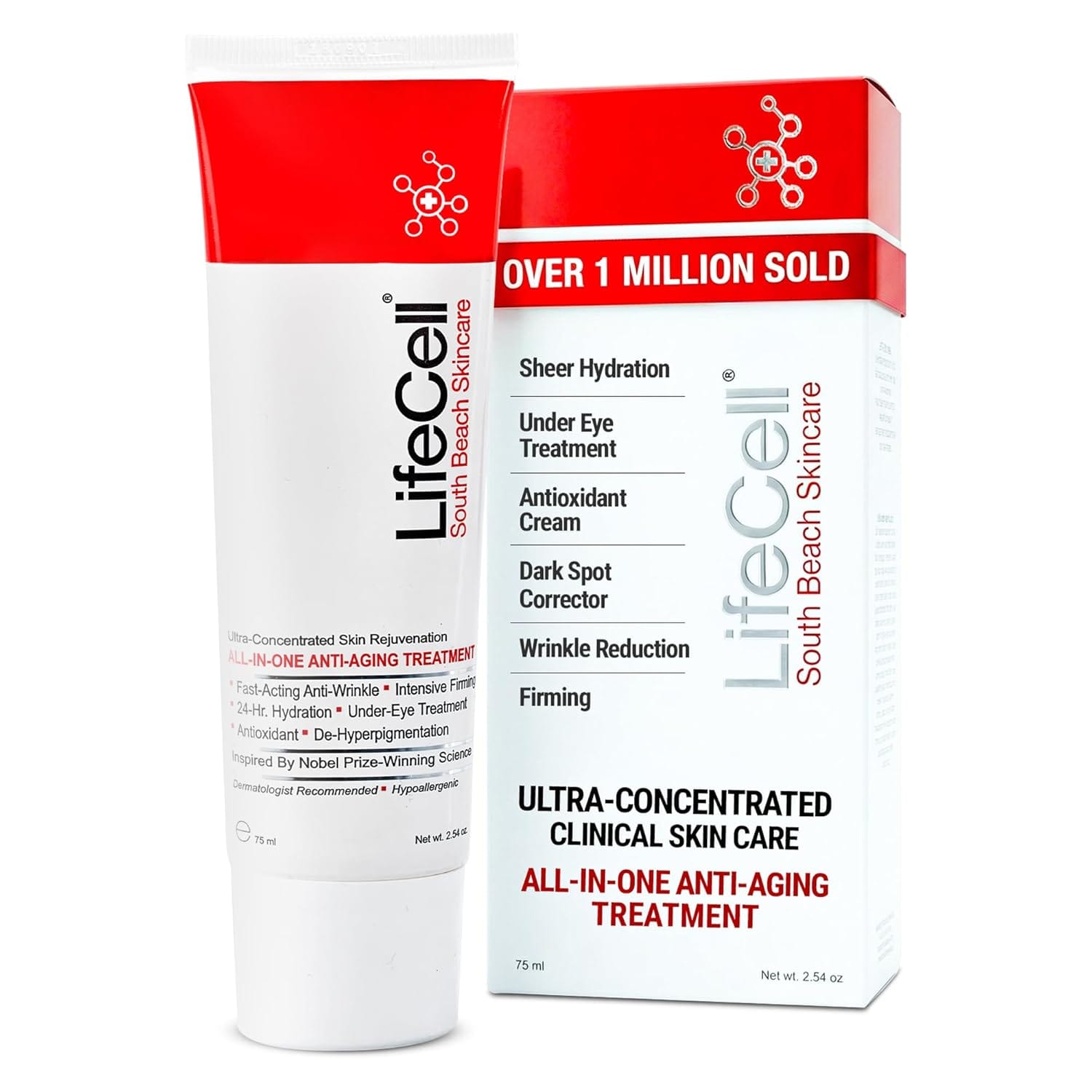 LifeCell All In One Anti-Aging Cream LifeCell All In One Anti-Aging Cream for wrinkles and dark circles – non-comedogenic moisturizer