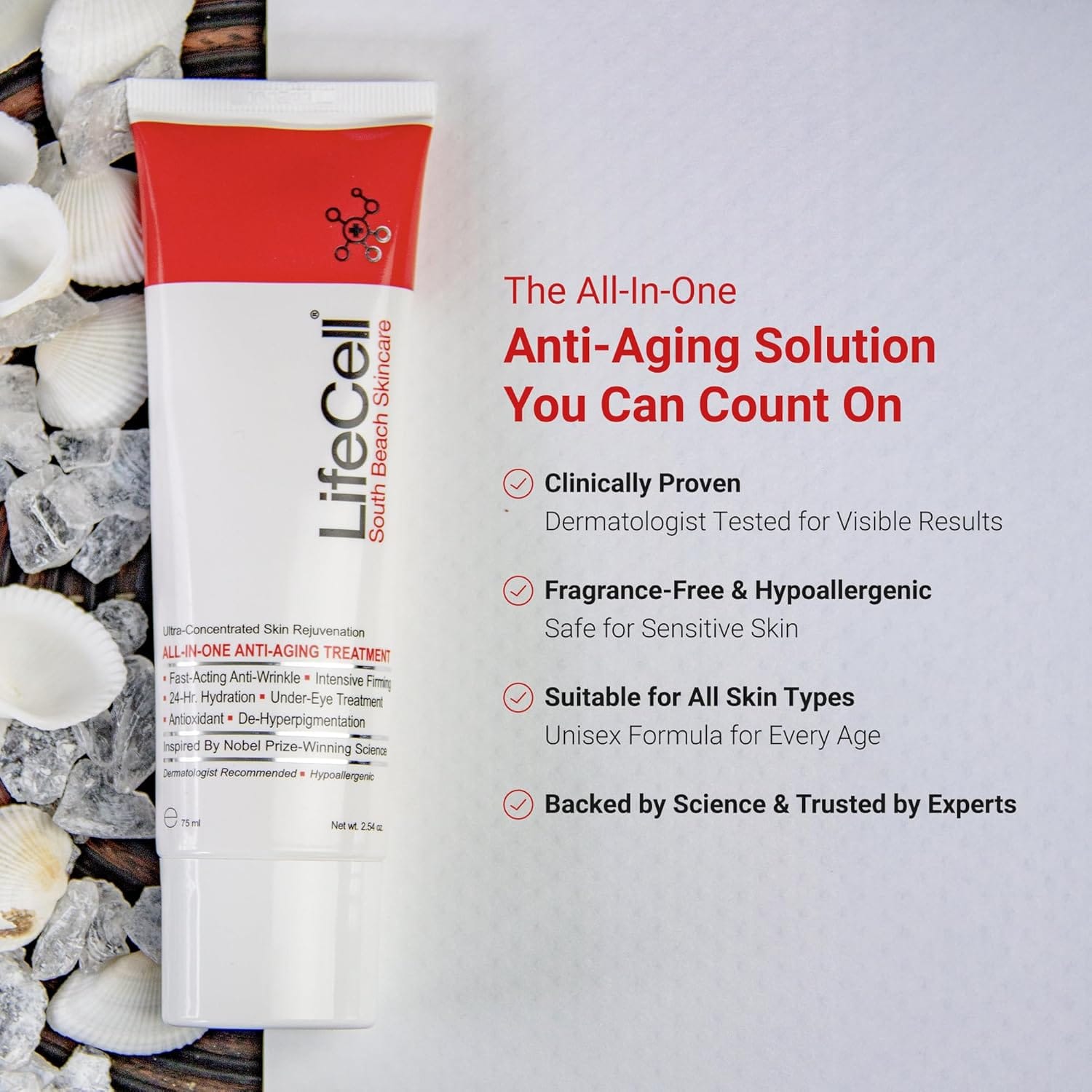 Retinol ingredient in LifeCell Anti-Aging Cream